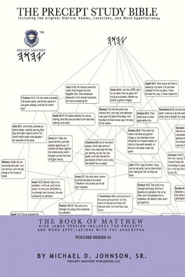 The Book of Matthew: The Precept Study Bible (Volume 1 #55) Cover Image