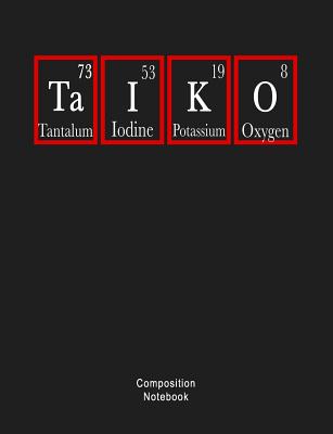 Composition Notebook: Composition book: (7,44x9,69) 120pages College Ruled Line Paper for Taiko Players & Lovers Cover Image