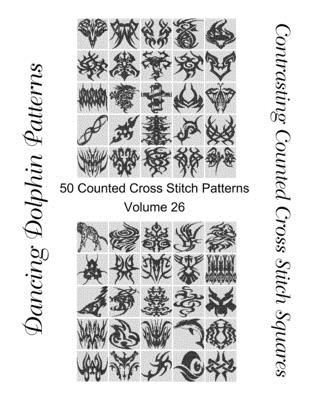 Contrasting Counted Cross Stitch Squares: 50 Counted Cross Stitch Patterns (Volume #26) Cover Image