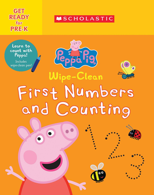 Wipe-Clean First Numbers and Counting (Peppa Pig) Cover Image