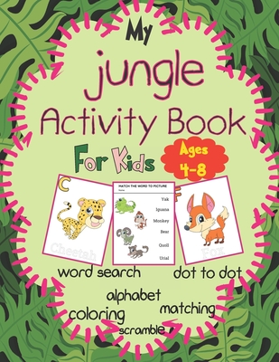 Activity Book For Kids 4-8 Years Old: Fun Learning Activity Book