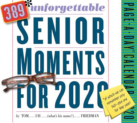 389* Unforgettable Senior Moments Page-A-Day Calendar 2020 Cover Image
