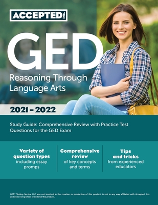 GED Reasoning Through Language Arts Study Guide: Comprehensive Review with Practice Test Questions for the GED Exam Cover Image