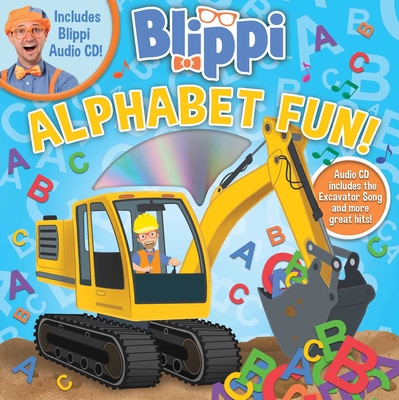 Blippi: Alphabet Fun! (8x8 with CD) Cover Image