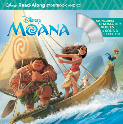 Moana Read-Along Storybook & CD (Read-Along Storybook and CD) Cover Image