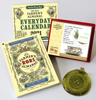 The Old Farmer's Almanac 2021/everyday Box Calendar 2021/sun Catcher Bundle