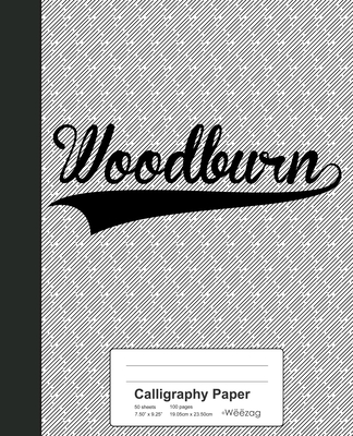 Calligraphy Paper: WOODBURN Notebook Cover Image