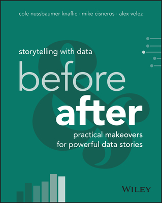 Storytelling with Data: Before and After - Practical Makeovers for Powerful Data Stories By Cole Nussbaumer Knaflic, Mike Cisneros, Alex Velez Cover Image