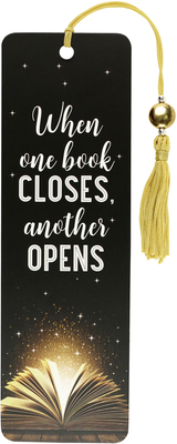 When One Book Closes Beaded Bookmark By Inc Peter Pauper Press (Created by) Cover Image