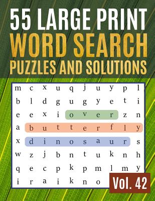 55 large print word search puzzles and solutions activity book for adults and kids word search puzzle wordsearch puzzle books for adults entertain large print paperback trident booksellers cafe