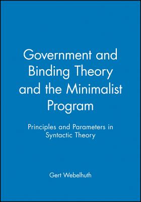 Government and Binding Theory (Generative Syntax #13) (Paperback) | Quail Books