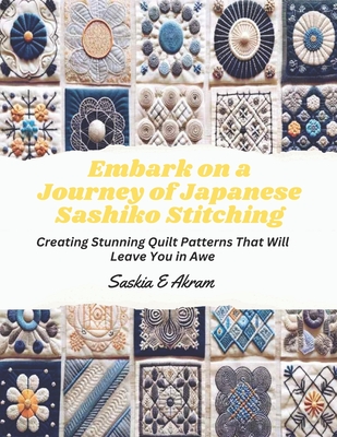 Simply beautiful Japanese fabrics decorated by Sashiko tecnique