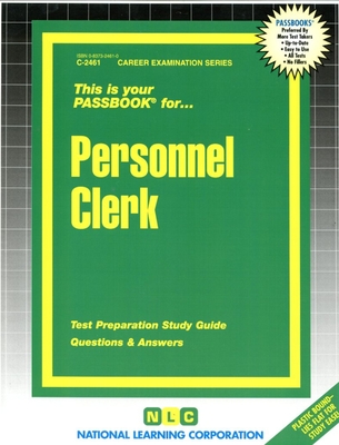 Personnel Clerk: Passbooks Study Guide (Career Examination Series) Cover Image