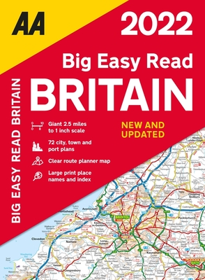 Big Easy Read Britain PB 2022 By AA Publishing Cover Image