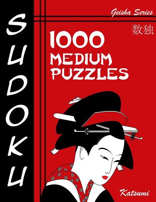 Sudoku 1000 Medium Puzzles: Geisha Series Book