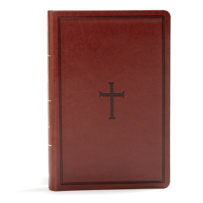 KJV Large Print Personal Size Reference Bible, Brown Leathertouch Cover Image