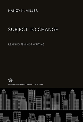 Cover for Subject to Change