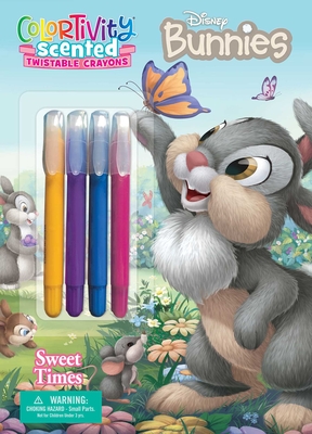 Disney Bunnies: Sweet Times: Colortivity with Scented Twistable Crayons By Editors of Dreamtivity Cover Image
