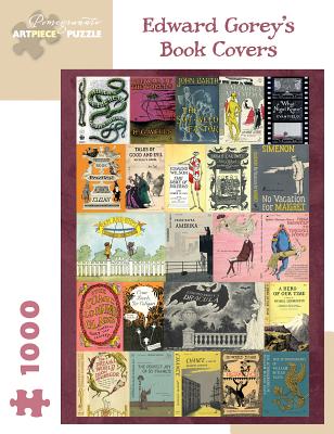 Edward Gorey's Book Covers 1000-Piece Jigsaw Puzzle By Edward Gorey (Illustrator) Cover Image
