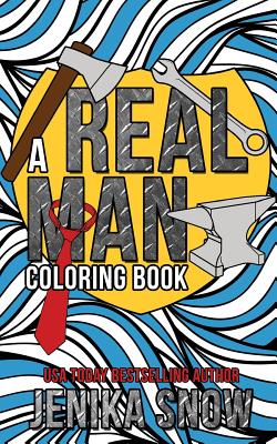 A Real Man Coloring Book Cover Image