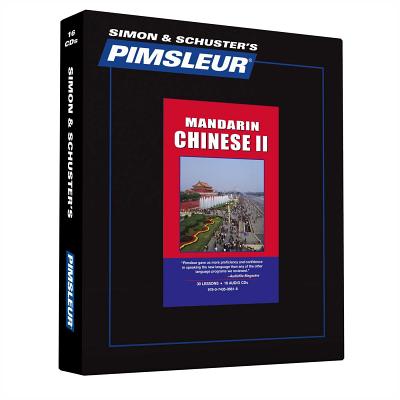 Pimsleur Chinese (Mandarin) Level 2 CD: Learn to Speak and Understand Mandarin Chinese with Pimsleur Language Programs (Comprehensive #2) Cover Image