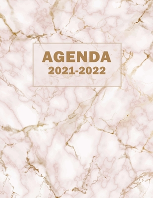 Agenda 2021-2022: Semainier 1 semaine sur deux pages,18 mois de