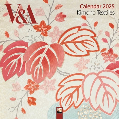 V&A: Kimono Textiles Wall Calendar 2025 (Art Calendar) Cover Image