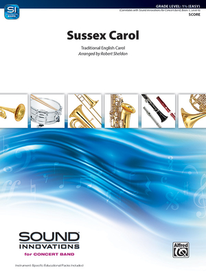 Sussex Carol: Conductor Score By Robert Sheldon Cover Image