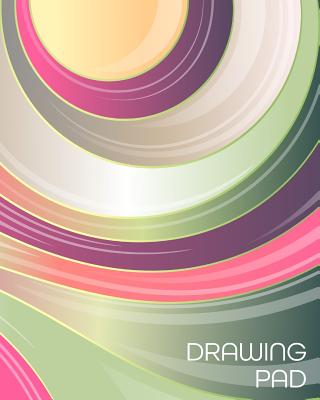 Drawing Pad: 8x10 Girly Swirl Pattern Sketchbook, with 110 pages of  Bordered Drawing Paper (Paperback)