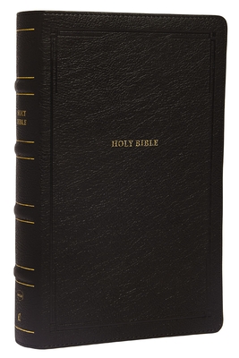 Nkjv, Reference Bible, Personal Size Large Print, Leathersoft, Black, Red Letter Edition, Comfort Print: Holy Bible, New King James Version By Thomas Nelson Cover Image