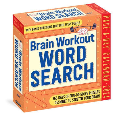 Brain Workout Word Search Page-A-Day Calendar 2024: 366 Days of Fun-to-Solve Puzzles Designed to Stretch Your Brain