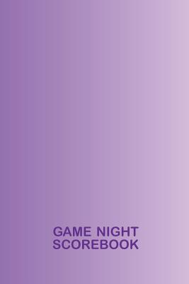 Game Night Scorebook: Purple Notebook for Keeping Score By Iphosphenes Journals Cover Image