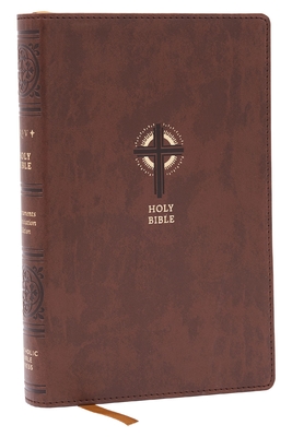 Nrsvce Sacraments of Initiation Catholic Bible, Brown Leathersoft, Comfort Print By Catholic Bible Press Cover Image