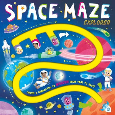 Space Maze Explorer : Maze Book for Kids Cover Image