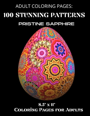 adult coloring book: Animals amazing patterns mandala and relaxing 8,5 x  11 Coloring Book (Paperback)