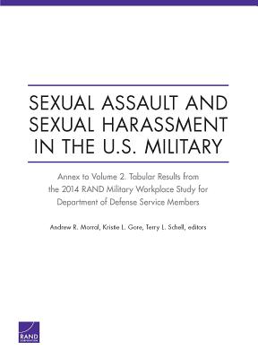 Sexual Assault and Sexual Harassment in the U.S. Military: Annex to Volume 2. Tabular Results from the 2014 RAND Military Workplace Study for Departme Cover Image