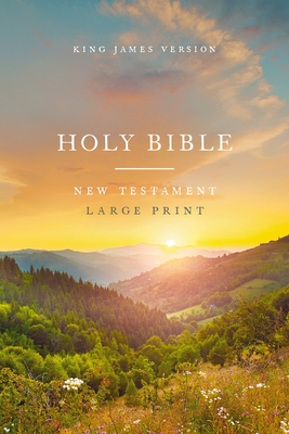 KJV Large Print Outreach New Testament Bible, Scenic Softcover, Comfort Print Cover Image
