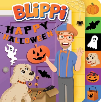 Blippi: Happy Halloween (Board Books with Tabs) Cover Image