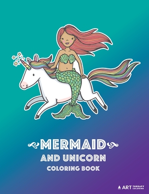 The Easy Mermaid Coloring Book for Kids (Paperback) 