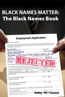Black Names Matter: The Black Names Book Cover Image