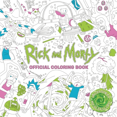 Rick and Morty Official Coloring Book Cover Image