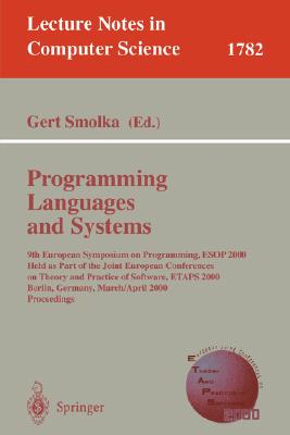 Cover for Programming Languages and Systems