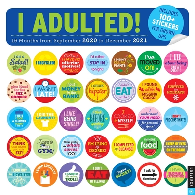 I Adulted! 16-Month 2020-2021 Wall Calendar