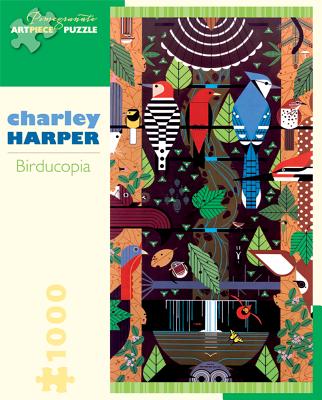 Puz Harper/Birducopia (Pomegranate Artpiece Puzzle) By Charley Harper (Illustrator) Cover Image