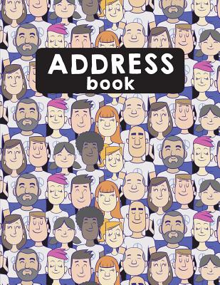 Address Book For Kids: Alphabetical For Record Contact, Address, Mobile, Phone, Email, Social - Cute More People Cover Image