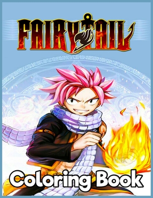 Fairy Tail: Japanese Anime Manga Coloring Book For Relieving Stress & Relaxation Cover Image