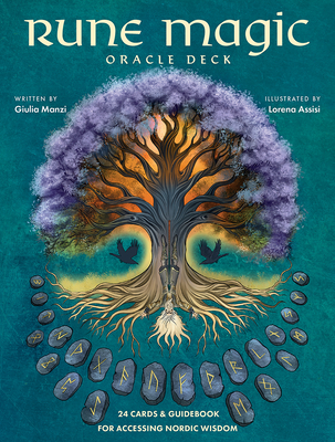 Rune Magic Oracle Deck: Colorful 24-Card Oracle Deck with Norse Symbols, 112-Page Illustrated Guidebook Explores Runes, Mythology and Ancestral Wisdom