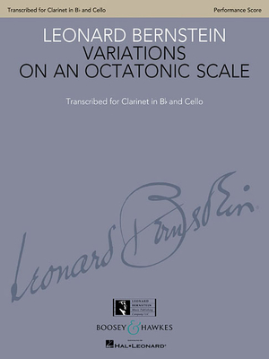 Variations on an Octatonic Scale: Transcribed for Clarinet in B-Flat and Cello Performance Score Cover Image