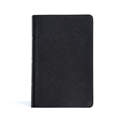 Cover for CSB Large Print Personal Size Reference Bible, Black Genuine Leather, Indexed