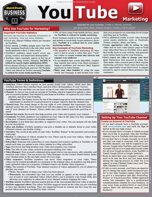Youtube Marketing: A Quickstudy Laminated Reference Guide By Rich Brooks, Flight New Media Cover Image